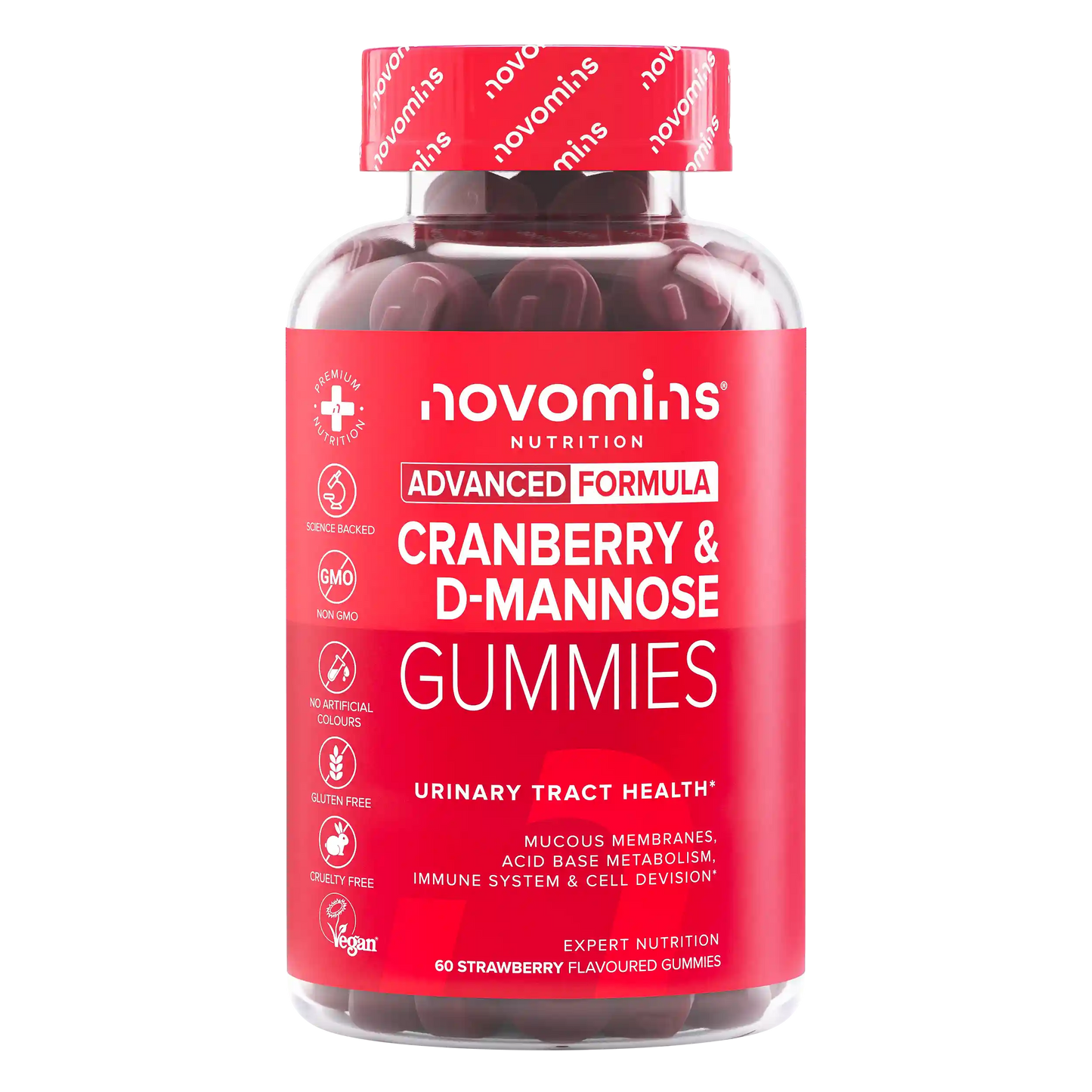Cranberry- und D-Mannose-Gummibärchen