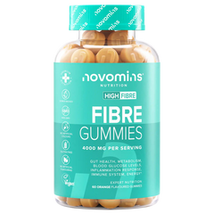 Bottle of Novomins Fibre Gummies