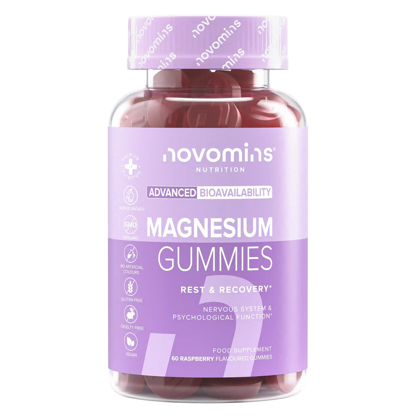 Magnesium Zuckerfreie Gummibärchen
