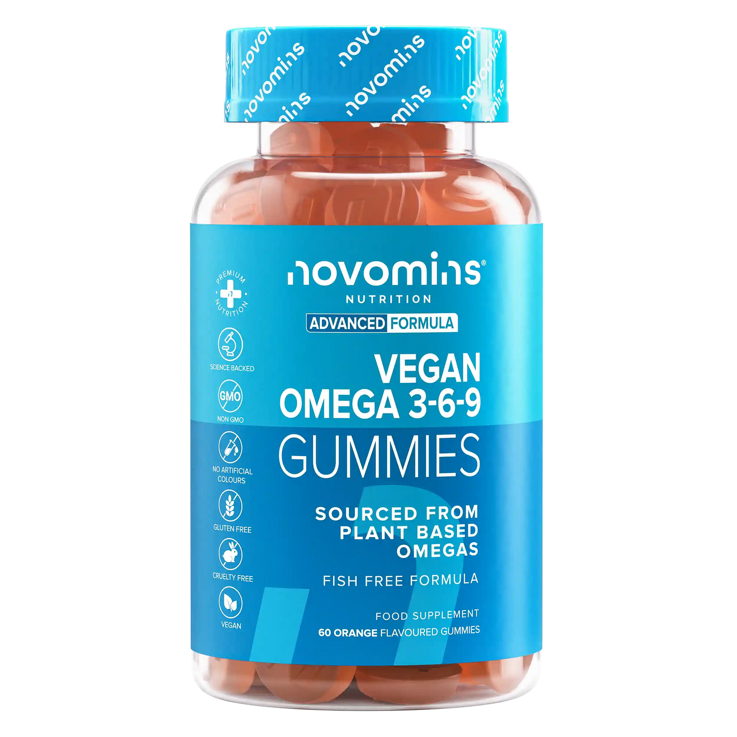 Vegane Omega 3-6-9 Gummibärchen