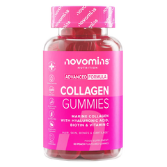 Flasche mit Novomins Kollagen Gummies