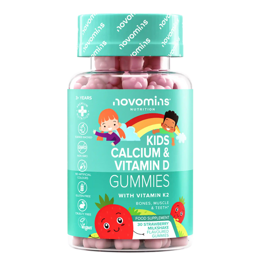 Kinder-Kalzium-, Vitamin D- und K2-Gummibärchen