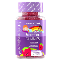 Flasche mit Novomins Kiddies Einschalf Gummies