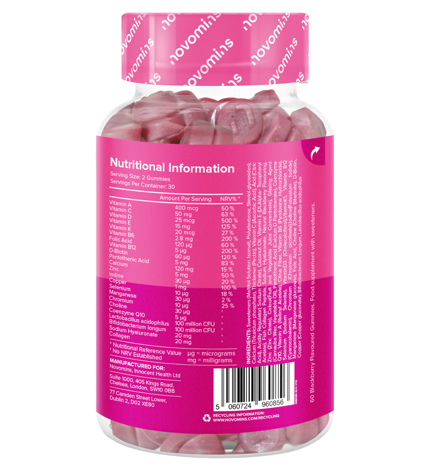 Multivitamin-Gummibärchen für Frauen